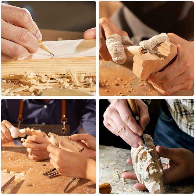 Basswood Carving Blocks 4 x 2 x 2 Inch,Large Whittling Wood